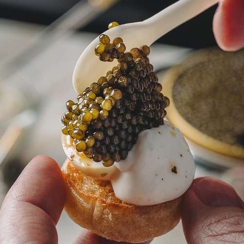 A delicate Caviar Blini