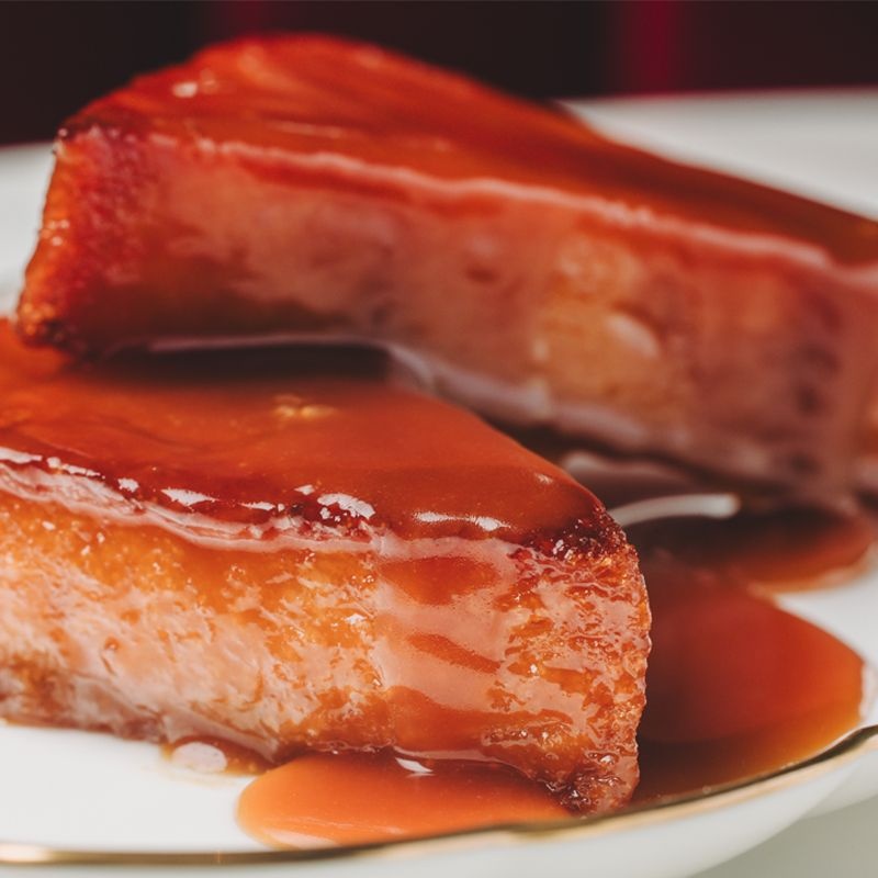 Exquisitely plated dish at Maison Dali - showcasing Chef Tristin Farmer's 3-Michelin-star technique